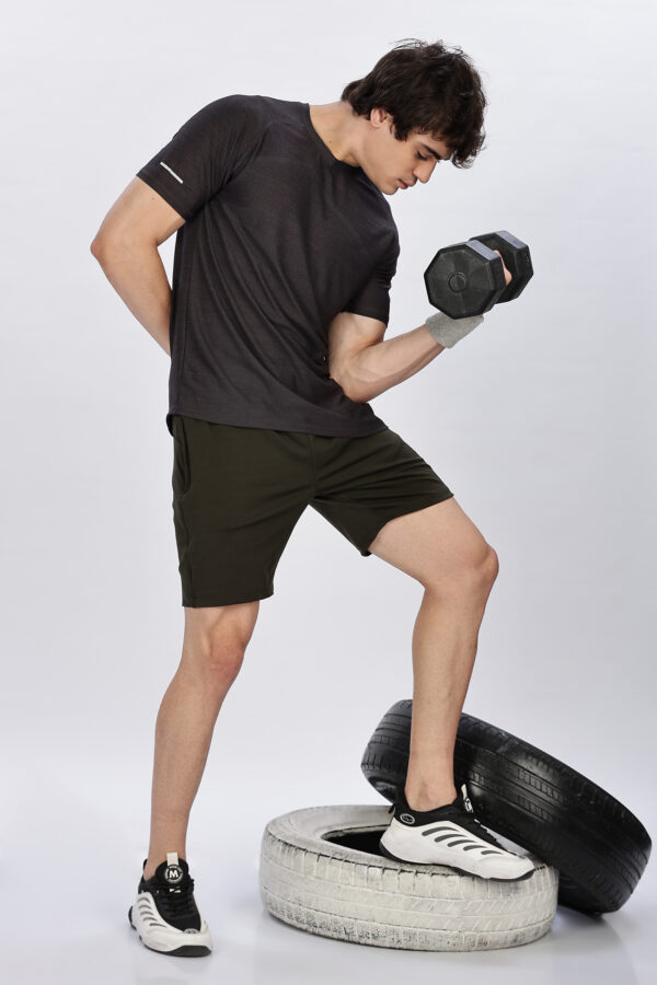 INFINITE ACTIVE OLIVE SHORTS - Image 6