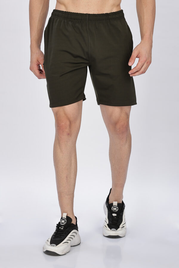 INFINITE ACTIVE OLIVE SHORTS - Image 2