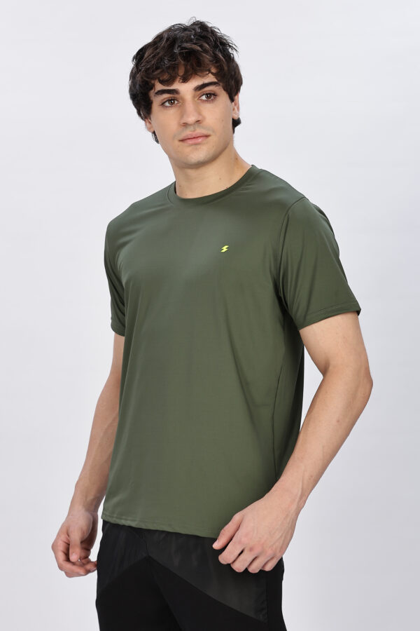 PUREMOTION ACTIVE OLIVE TEE - Image 3