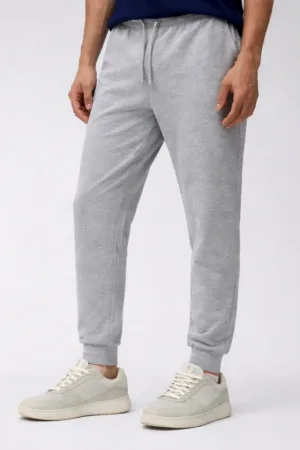 MEN'S GREY MELANGE JOGGER PANT