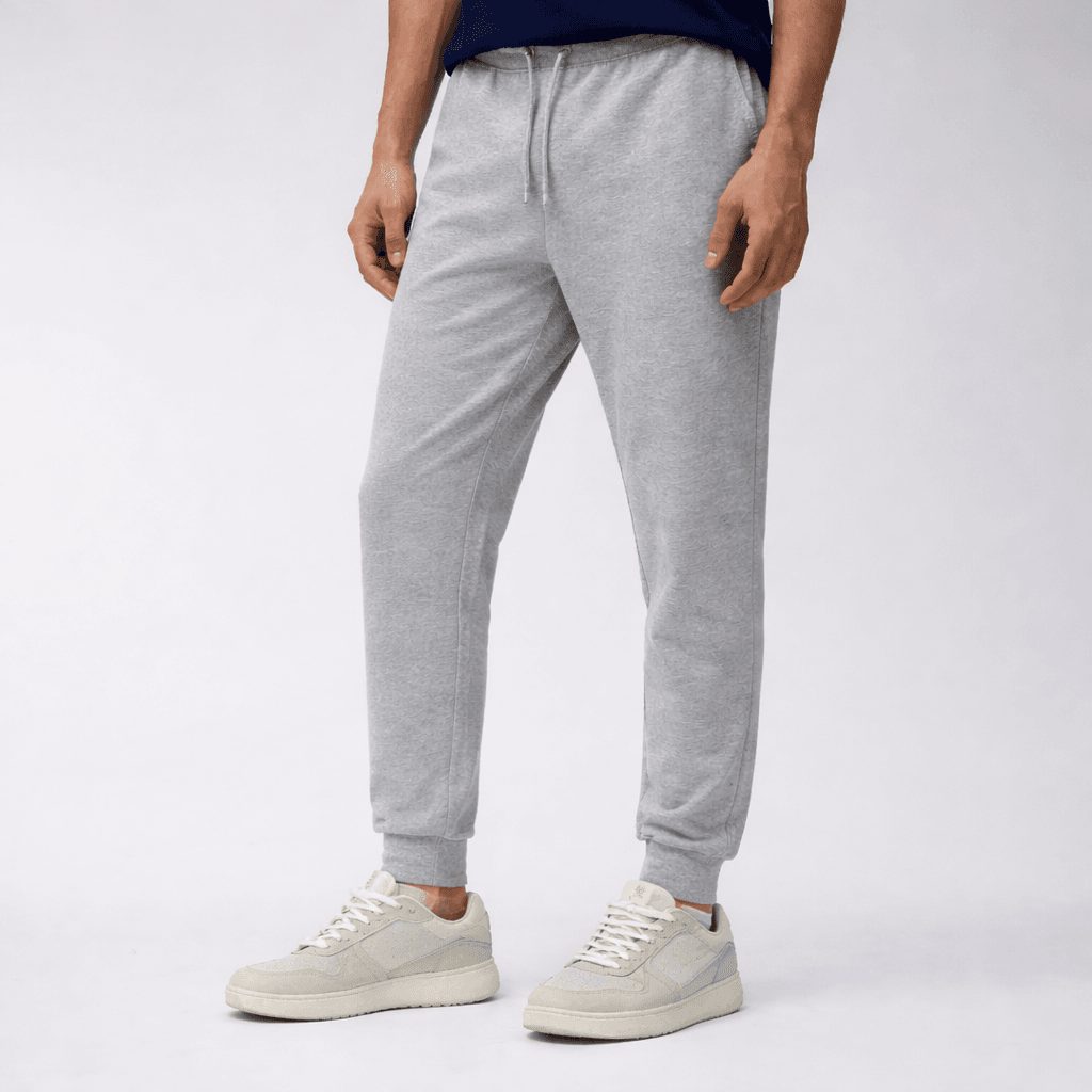 MEN'S GREY MELANGE JOGGER PANT