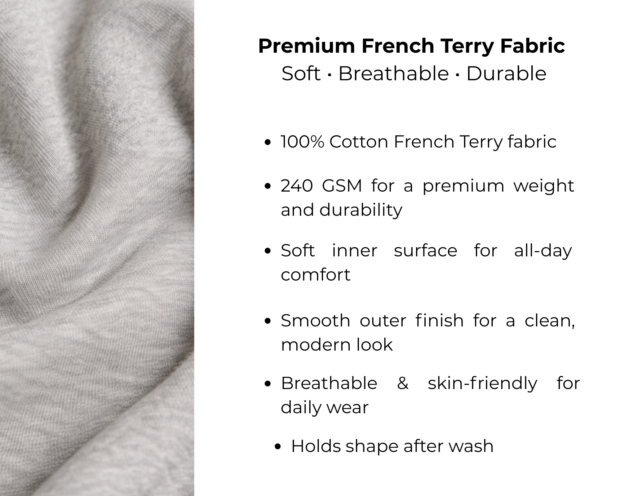 MEN'S GREY MELANGE JOGGER PANT - Image 7