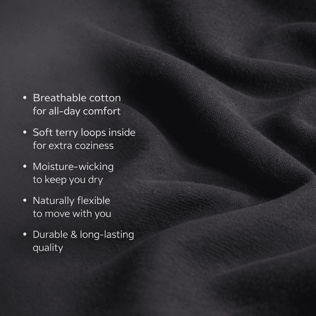 Men's black cotton shorts - Image 7