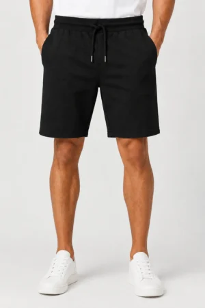 Mens Cotton Shorts - Black